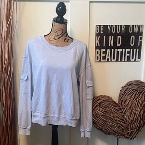 Jane and Delancey Soft Lavender Sweatshirt